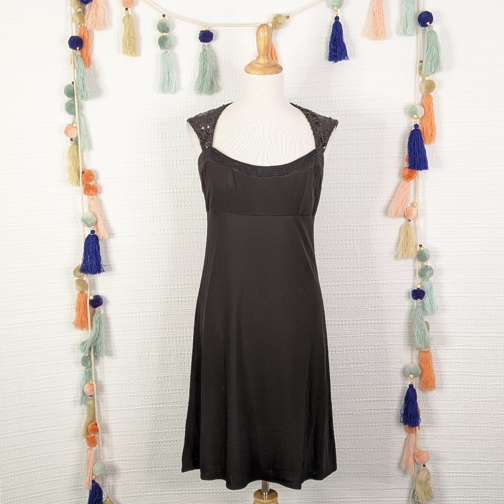 Badgley Mischka Sequin Cocktail Dress